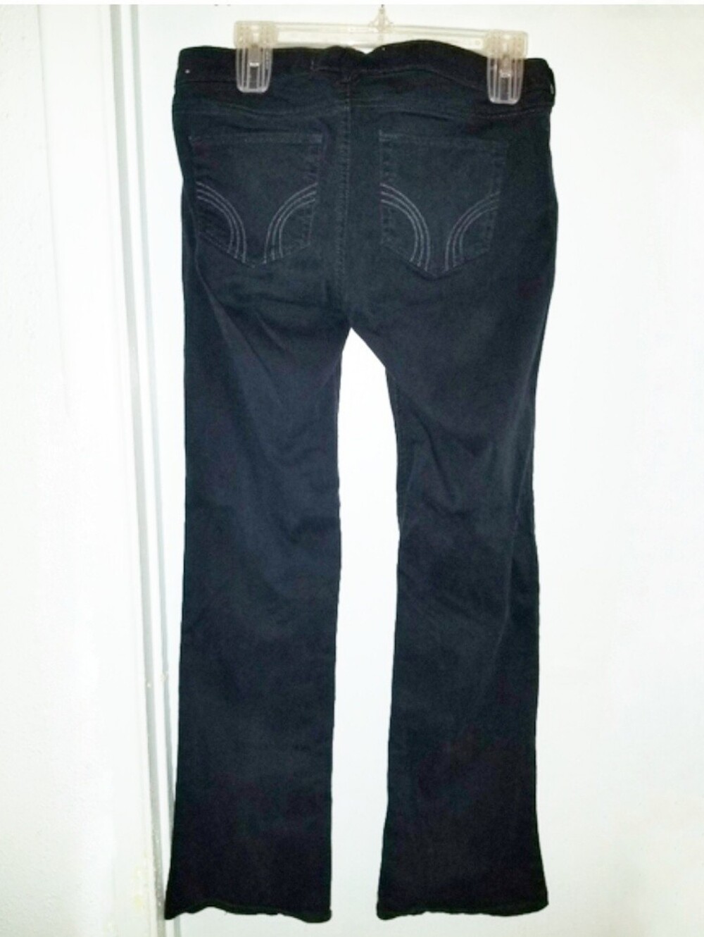 Hollister Boot Women's Black Flare Jeans 11 R 30 X 33
